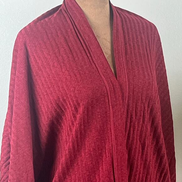 Available by Angela Fashions Red Open Cardigan Sweater Small New with tag - Picture 2 of 9